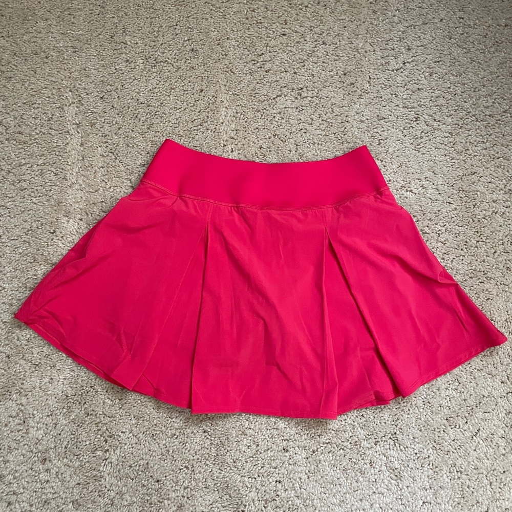 Women's PWRSHAPE Solid Woven Golf Skirt Rose Wine (277)
